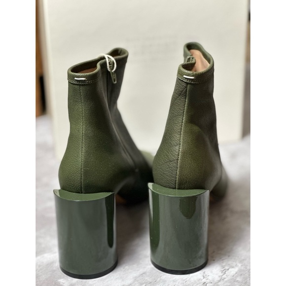 Maison Margiela off-center stacked heel ankle boot 41 - Picture 3 of 12